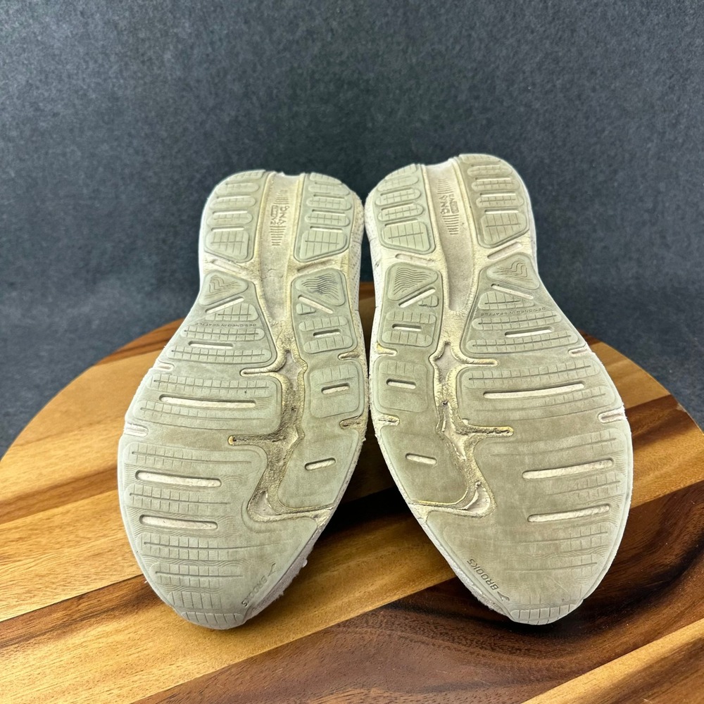 Brooks Ghost Max Womens Running Shoes White Oyster 1203951B124 Size 11 Medium B - Picture 10 of 13